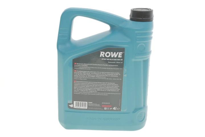 Олива моторна HIGHTEC SYNT RS DLS SAE 5W-30 (4 L) Rowe 20118-0040-99 000989320913ABDW, 000989330911ABDE, 000989330917ABDE - зображення 3