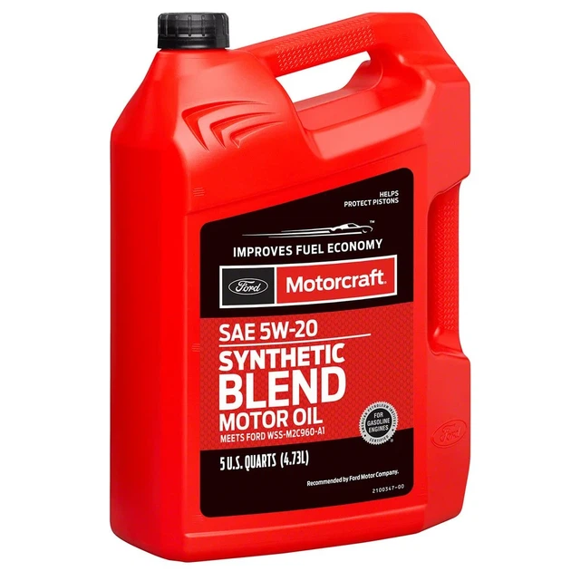 Олива моторна Ford Motorcraft Synthetic Blend 5W-20, 4,73л. FORD - Motorcraft XO5W205Q3SP XO5W20Q1SP - изображение 3