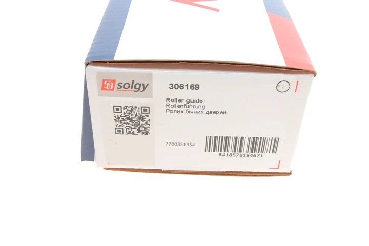 Ролик дверей (бічних/средний) Renault Master 98- (L) (з кронштейном) 306169 SOLGY Solgy 306169 Opel Movano; Renault Master 7700351354 - Фото 3 Ролик дверей (бічних/средний) Renault Master 98- (L) (з кронштейном) 306169 SOLGY Solgy 306169 Opel Movano; Renault Master 7700351354 - изображение 3