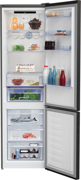 Двухкамерный холодильник Beko RCNA406E40ZXBRN - изображение 5