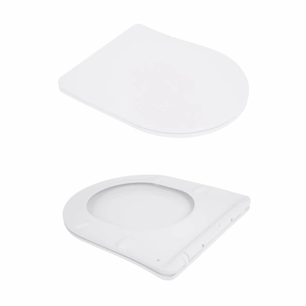 Унитаз подвесной Qtap Jay безободковый с седалием Soft-close QT07335175W - изображение 8