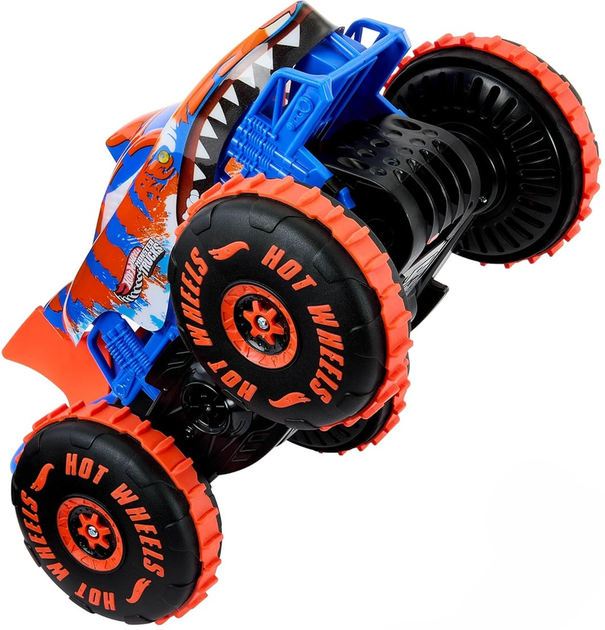 Pojazd zdalnie sterowany Mattel Hot Wheels Monster Trucks Tiger Shark 1:15 (194735304097) - obraz 4