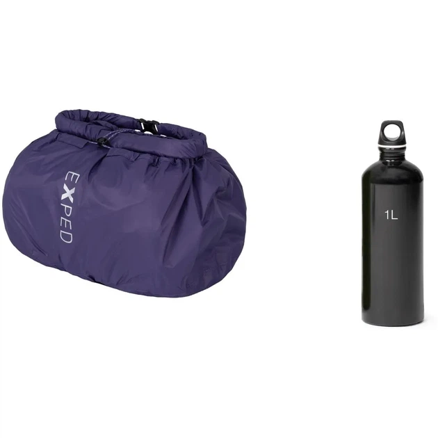 Килимок самонадувний Exped MegaMat Ultra LW aubergine фіолетовий - изображение 5