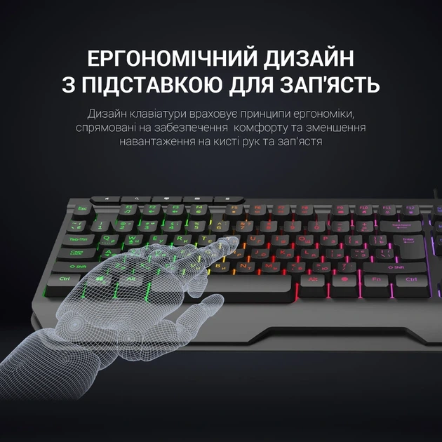 Клавіатура дротова GamePro GK550 - зображення 9