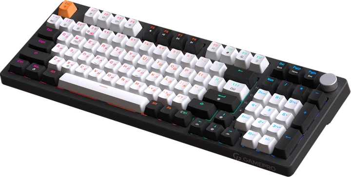 Дротова механічна клавіатура GamePro MK170B (Red) з Hot-Swap RGB Black - зображення 4