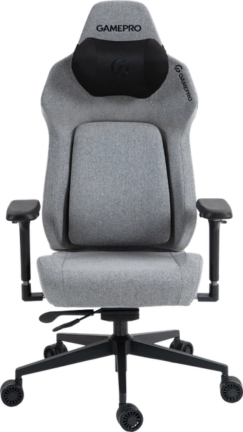 Крісло ігрове GamePro GC925G Gray - Фото 1 Крісло ігрове GamePro GC925G Gray - изображение 1
