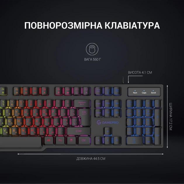 Клавіатура дротова GamePro GK380 - зображення 7