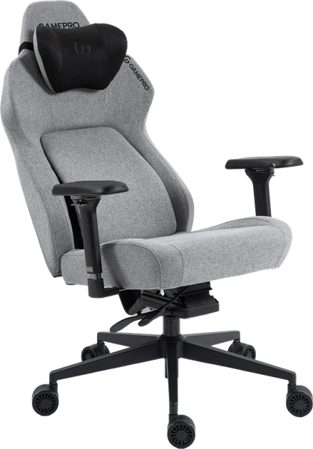 Крісло ігрове GamePro GC925G Gray - Фото 6 Крісло ігрове GamePro GC925G Gray - изображение 6