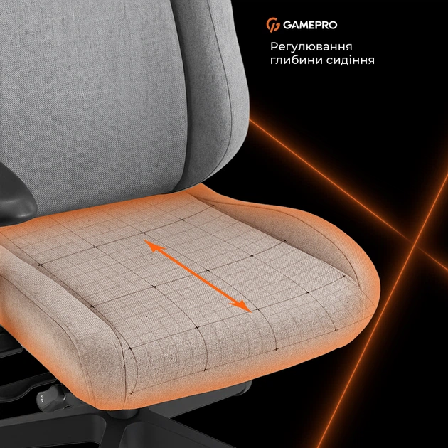 Крісло ігрове GamePro GC925G Gray - Фото 12 Крісло ігрове GamePro GC925G Gray - изображение 12