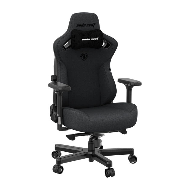 Крісло ігрове Anda Seat Kaiser 3 Dark Gray Fabric Size L - зображення 3