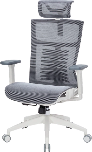 Крісло офісне OfficePro Balance OC620-W-DG-DG - Фото 1 Крісло офісне OfficePro Balance OC620-W-DG-DG - зображення 1