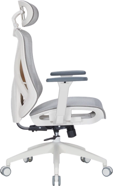 Крісло офісне Officepro Atlas OC630-W-LG-LG - изображение 5