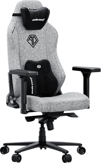 Крісло ігрове Anda Seat Phantom 3 XL Fabric Gray Size XL - зображення 3