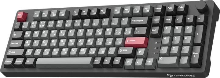 Бездротова механічна клавіатура GamePro Asgard Drakkar (MK305BK) - зображення 2
