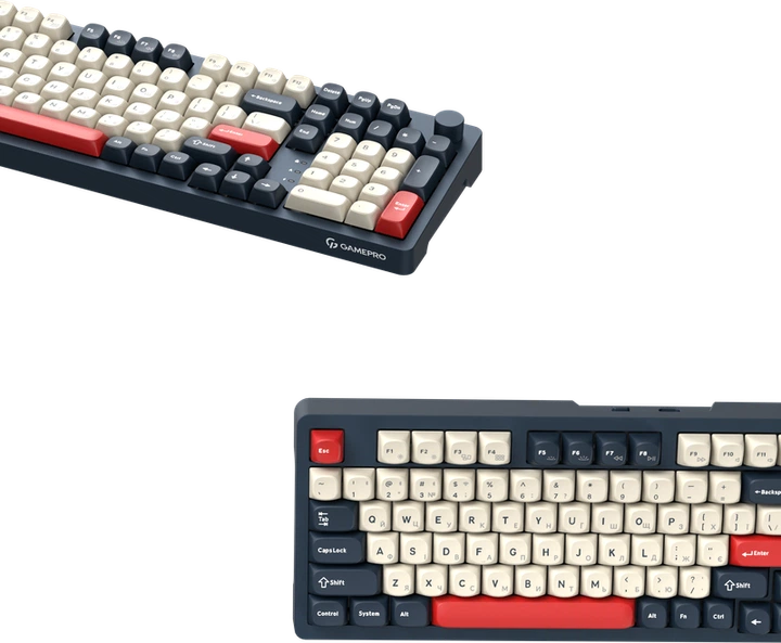 Бездротова механічна клавіатура GamePro Asgard Drakkar (MK305BL) - изображение 4