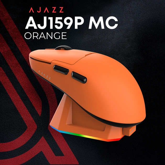 Бездротова ігрова миша Ajazz AJ159P MC Orange (AJ159P-MC-Orange) - изображение 8