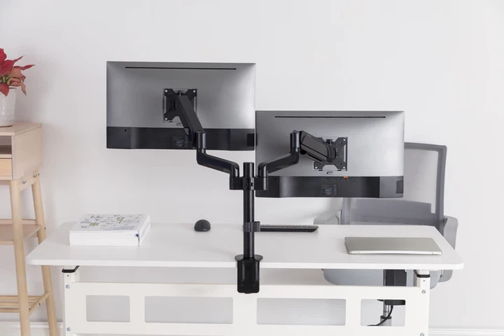 Настільне кріплення для двох моніторів OfficePro MA722B Black - Фото 9 Настільне кріплення для двох моніторів OfficePro MA722B Black - зображення 9
