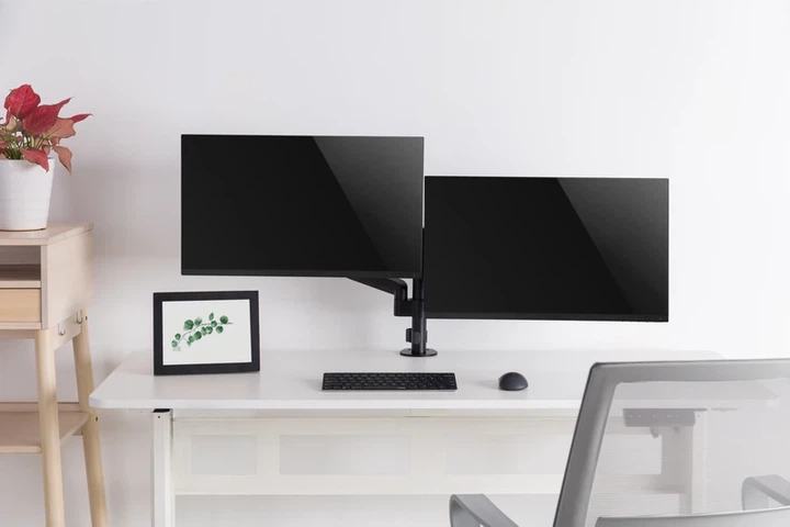 Настільне кріплення для двох моніторів OfficePro MA722B Black - Фото 13 Настільне кріплення для двох моніторів OfficePro MA722B Black - зображення 13