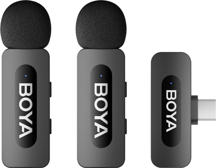 Бездротовий петличний мікрофон BOYA BY-V30 Type-C Black - изображение 3