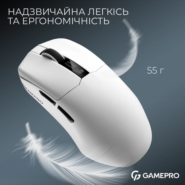 Бездротова ігрова миша GamePro Asgard Thor (GM023W) 1К зарядна станція\ресивер - изображение 6