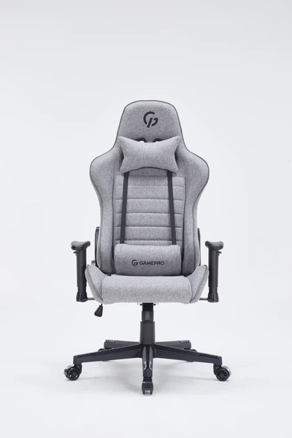 Крісло ігрове GamePro GC575FG Fabric Gray - изображение 3