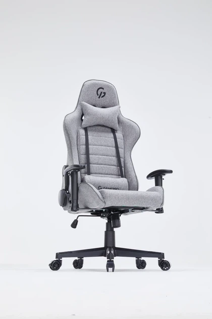 Крісло ігрове GamePro GC575FG Fabric Gray - изображение 4