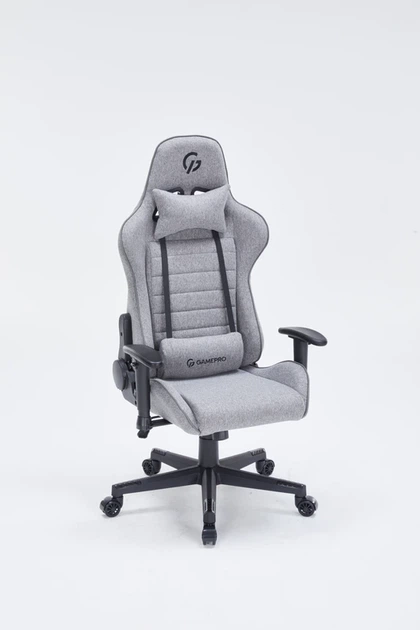 Крісло ігрове GamePro GC575FG Fabric Gray - изображение 5