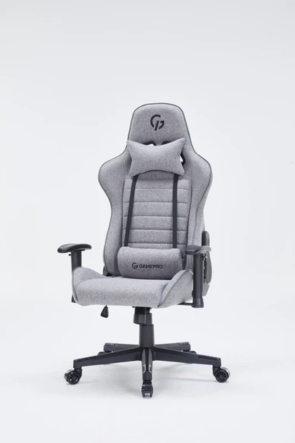 Крісло ігрове GamePro GC575FG Fabric Gray - изображение 14