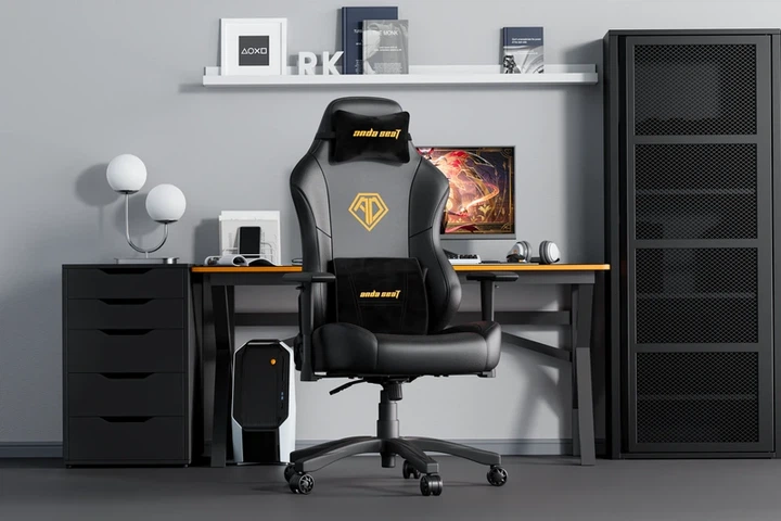 Крісло ігрове Anda Seat Phantom 3 Black/Gold Size L - изображение 14