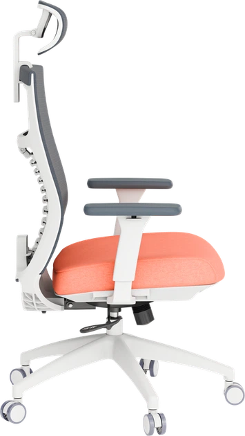 Крісло офісне OfficePro Balance OC550-W-DG-OR - зображення 4