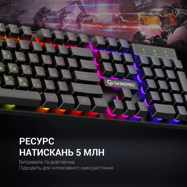 Клавіатура дротова GamePro GK296 - зображення 10