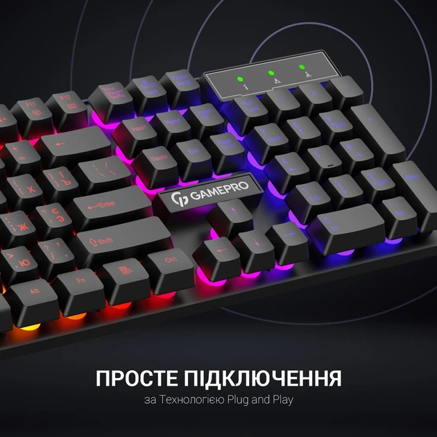 Клавіатура дротова GamePro GK296 - зображення 13