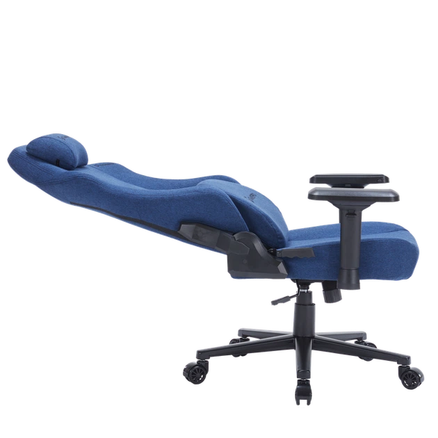 Крісло ігрове GamePro FGC750DB Fabric Dark Blue - зображення 5