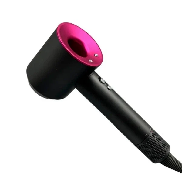 Фен-стайлер Super Hair Dryer Fan 5 в 1, 1600 Вт, 5 насадок, для укладки та сушіння волосся, Фуксія - зображення 5