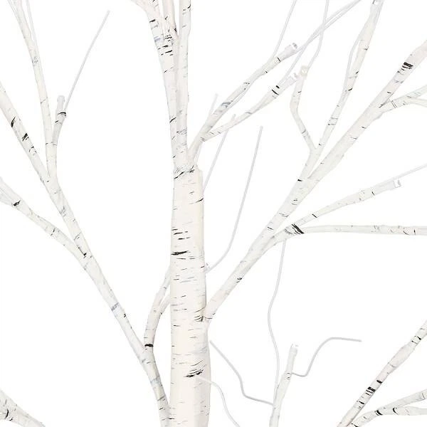 Świecące drzewko Springos CL0952 świąteczne 180 cm 96 LED Brzoza (5907719426464) - obraz 5