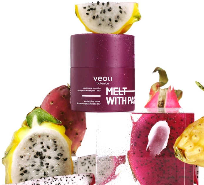 Olejek do twarzy Veoli Botanica Melt With Passion emulgujacy z SPF 40 g (5904555695610) - obraz 2