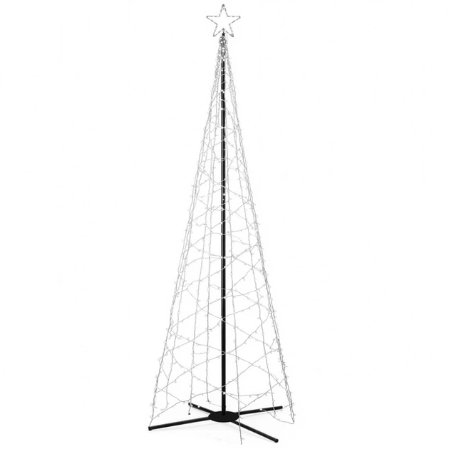 Świecąca choinka Springos CL4154 dekoracja świąteczna do ogrodu 300 cm 480 LED (5908455305716) - obraz 2