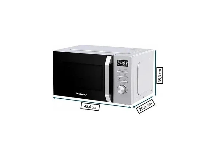 Мікрохвильова піч Daewoo MD-FC206GS Silver - изображение 4