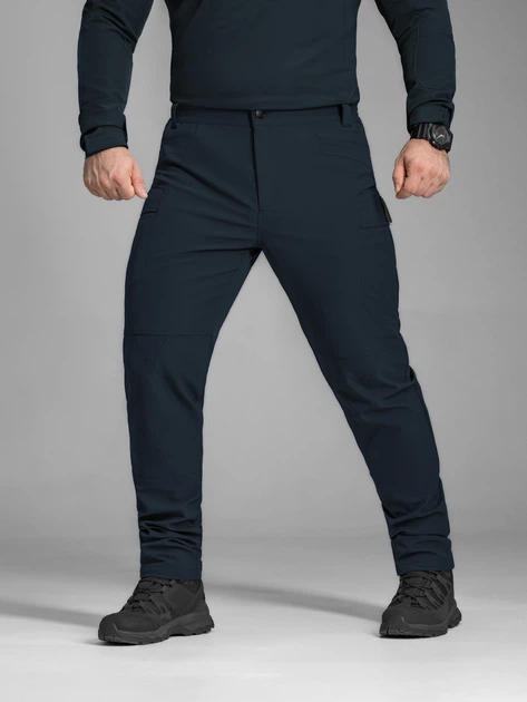 Брюки карго тактичні BEZET Капелан синій - 4XL - зображення 4