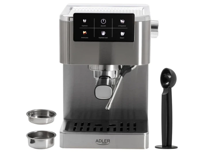 Ріжкова кавоварка Adler AD 4390 Silver - изображение 2
