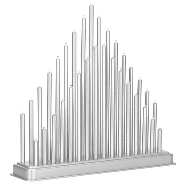 Підсвічник Springos CL0855 адвент 33 LED Сріблястий (5907719426778) - зображення 6