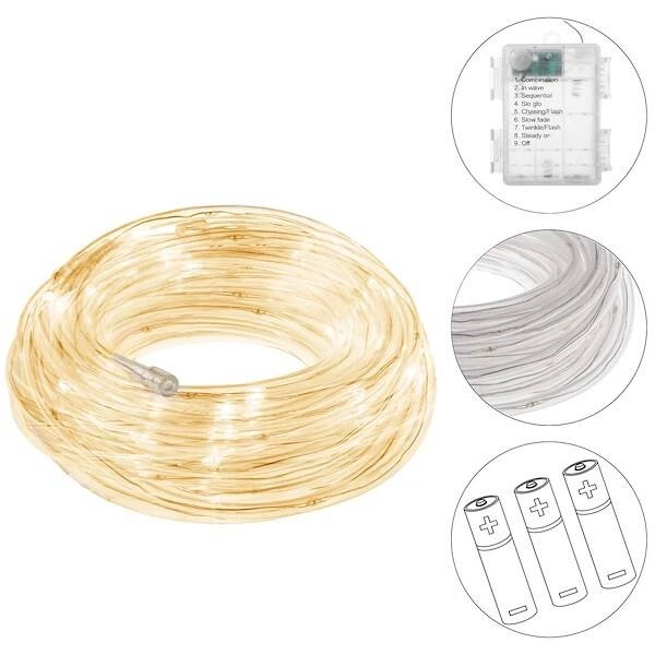 Wąż świetlny Springos CL4114 240 LED 11.5 m Biały zimny (5907719465180) - obraz 7