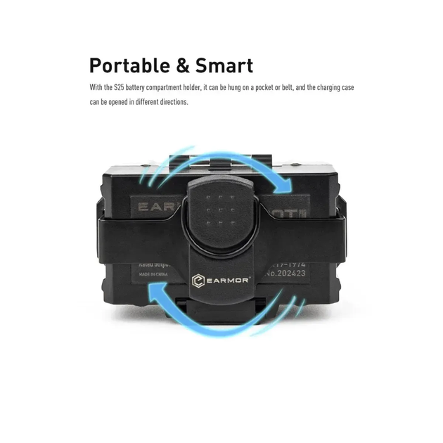 Активные защитные наушники-беруши Earmor M20T Pro Bluetooth — Олива - изображение 5