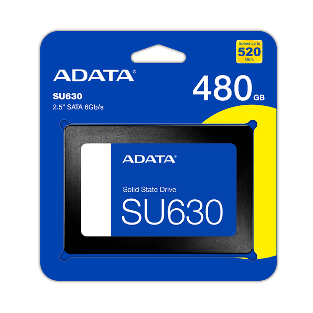 Накопичувач SSD ADATA Ultimate SU630 480GB 2. 5" SATA III 3D QLC - изображение 2