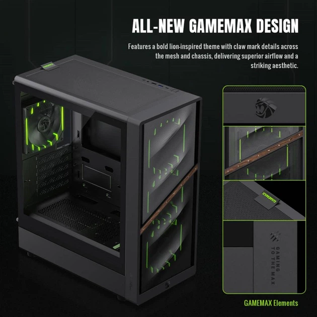 Корпус GameMax AERIS 330 MB - Фото 10 Корпус GameMax AERIS 330 MB - изображение 10