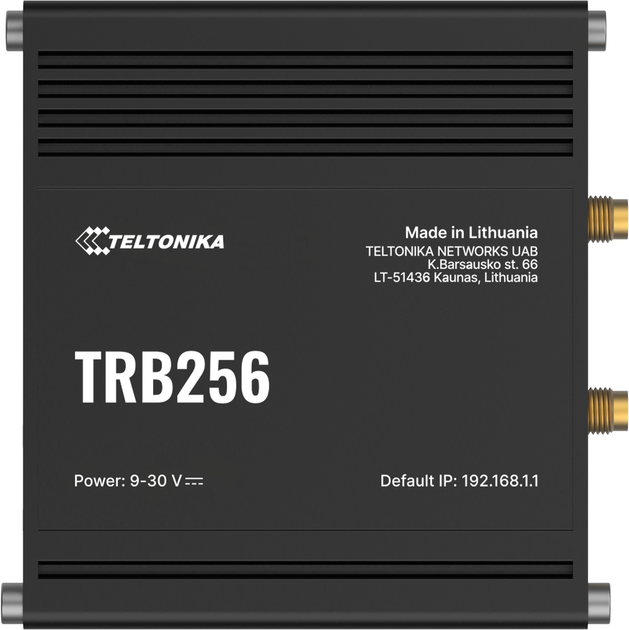 Маршрутизатор Teltonika TRB256 4G LTE Cat M1 / NB2 / NB1 (4779051841851) - зображення 3