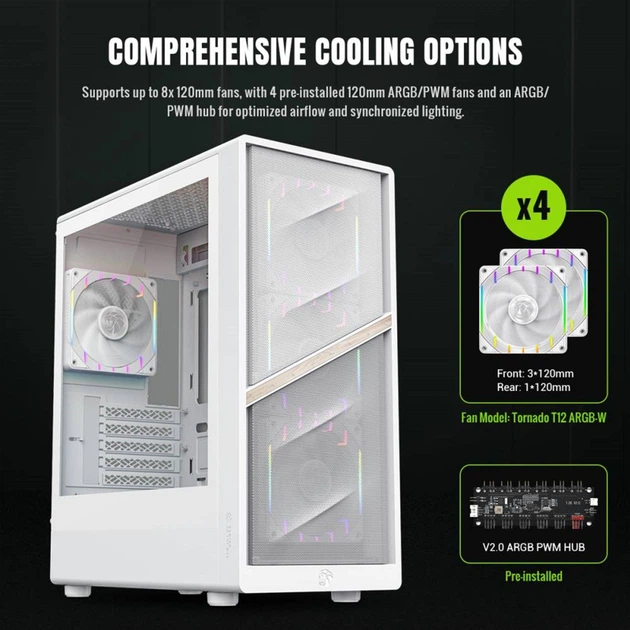 Корпус GameMax AERIS 330 MW - изображение 9