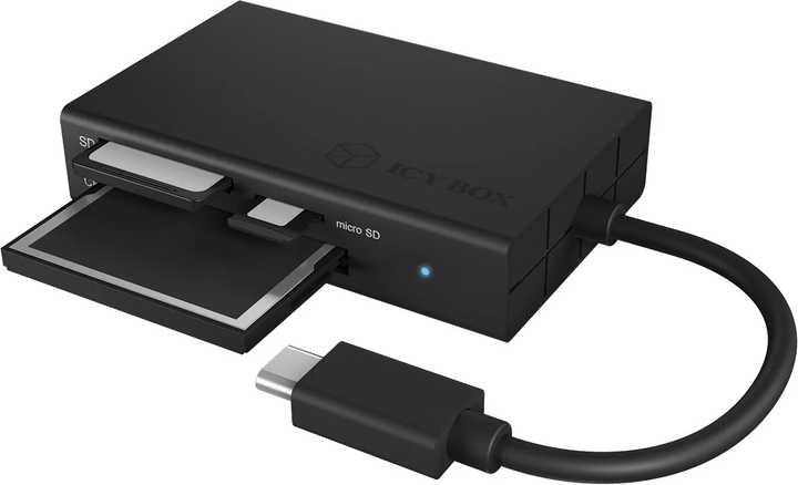 Czytnik kart pamięci Icy Box IB-CR401-C3 USB 3.0 Type-C (IB-CR401-C3) - obraz 2