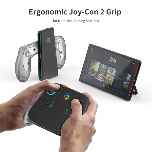 Зарядний тримач для лівого та правого контролера Nintendo Switch 2 (Grip Holder) JYS-NS22871 - изображение 12
