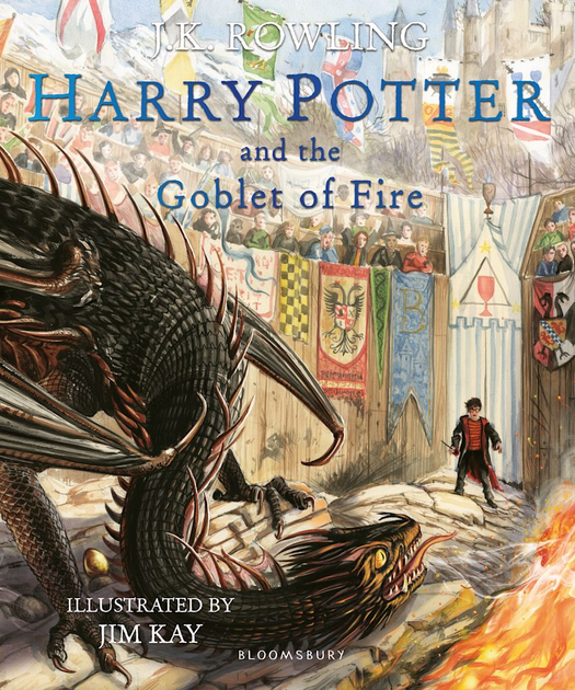 Harry Potter and the Goblet of Fire Гаррі Поттер і Келих Вогню - Ілюстроване видання у м'якій обкладинці (Джим Кей) - Фото 1 Harry Potter and the Goblet of Fire Гаррі Поттер і Келих Вогню - Ілюстроване видання у м'якій обкладинці (Джим Кей) - изображение 1